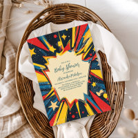 Vintage Comic Book Boy Baby Shower