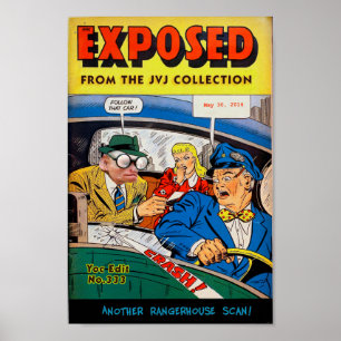 Vintage Comic Cover Poster