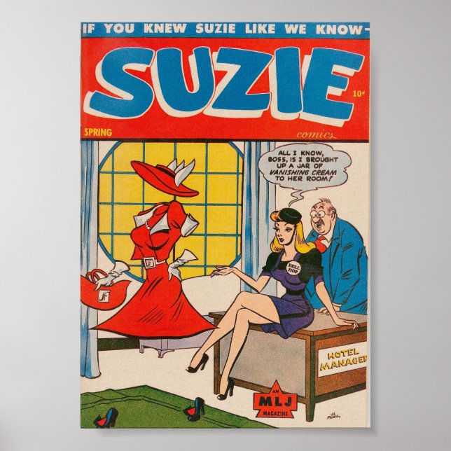 Vintage Comic Cover Poster (Front)
