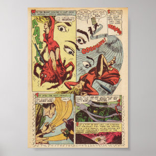 Vintage Comic Poster