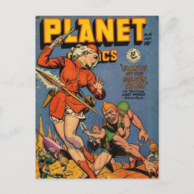 Vintage comic strips - postcard (Front)