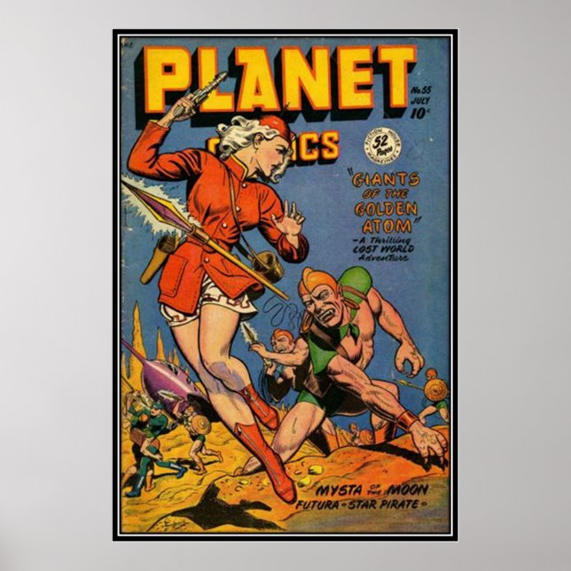 Vintage comic strips - poster (Front)