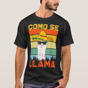 Vintage Como Se Llama Meican Cinco De Mayo Meico F T-Shirt