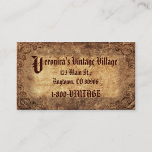 Vintage Company Business Card