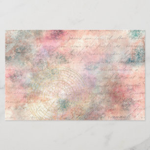 Vintage Compass Ephemera Decoupage Scrapbook paper