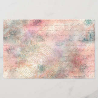 Vintage Compass Ephemera Decoupage Scrapbook paper