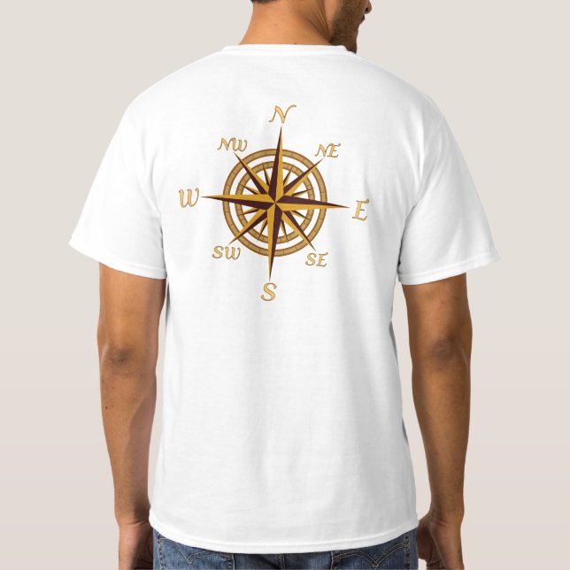 Vintage Compass Rose T-Shirt (Back)