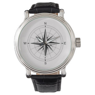 Vintage Compass Rose  Watch