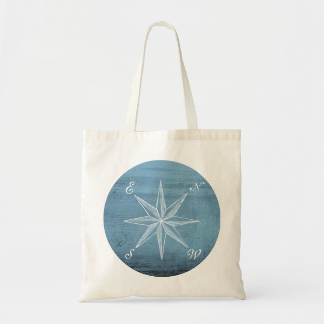 Vintage compass tote (Front)