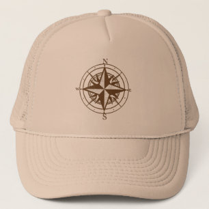 Vintage Compass Trucker Hat