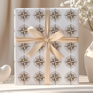 Vintage Compass Wrapping Paper