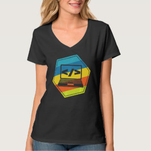 Vintage Computer Program Nerd Geek Programmer Tech T-Shirt
