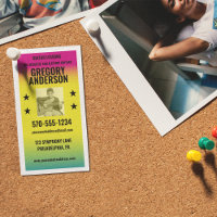 Vintage Concert Poster Musician, Music Teacher