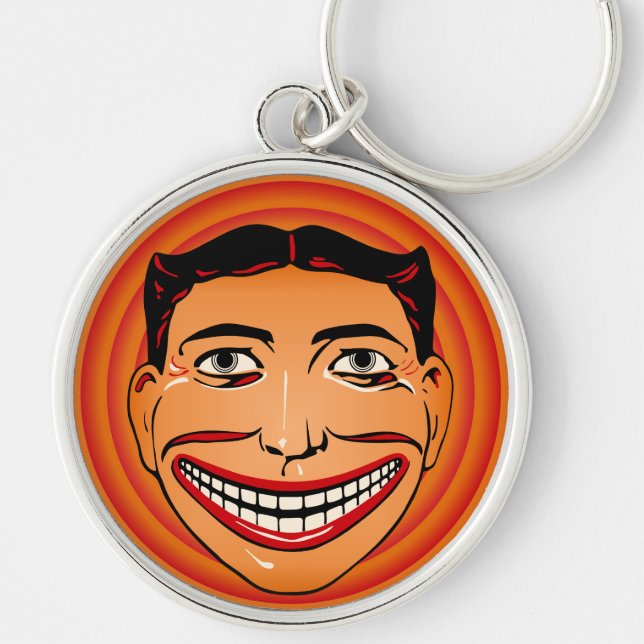 Vintage Coney Island Funny Face Tillie Key Ring (Front)