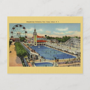 Vintage Coney Island New York Postcard