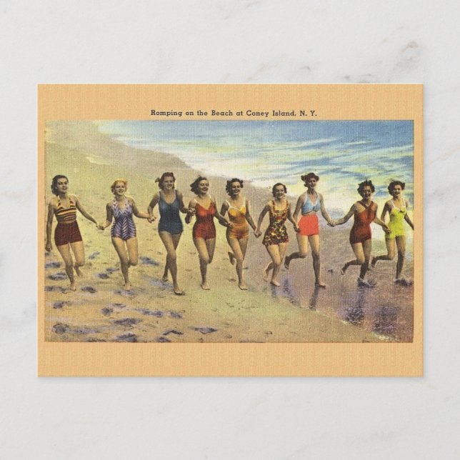 Vintage Coney Island Postcard (Front)