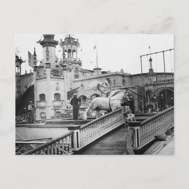 Vintage Coney Island Postcard (Front)