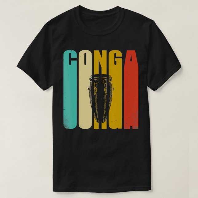 Vintage Conga  T-Shirt (Design Front)
