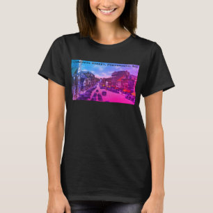 Vintage Congress Street, Portsmouth, NH Photo T-Shirt