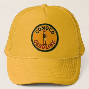 "Vintage Conoco Gas Sign" Trucker Hat