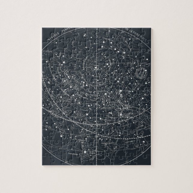 Vintage Constellation Map Jigsaw Puzzle (Vertical)