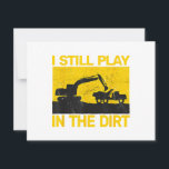 Vintage construction equipment heavy work funny fo thank you card<br><div class="desc">Vintage construction equipment heavy work funny for men</div>