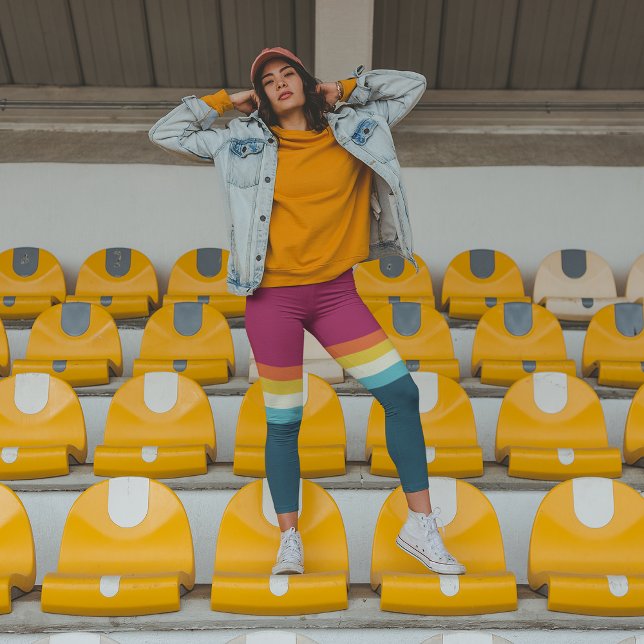 Vintage Contrast Leggings (Creator Uploaded)