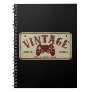 Vintage Controller Limited Edition Original Parts Notebook