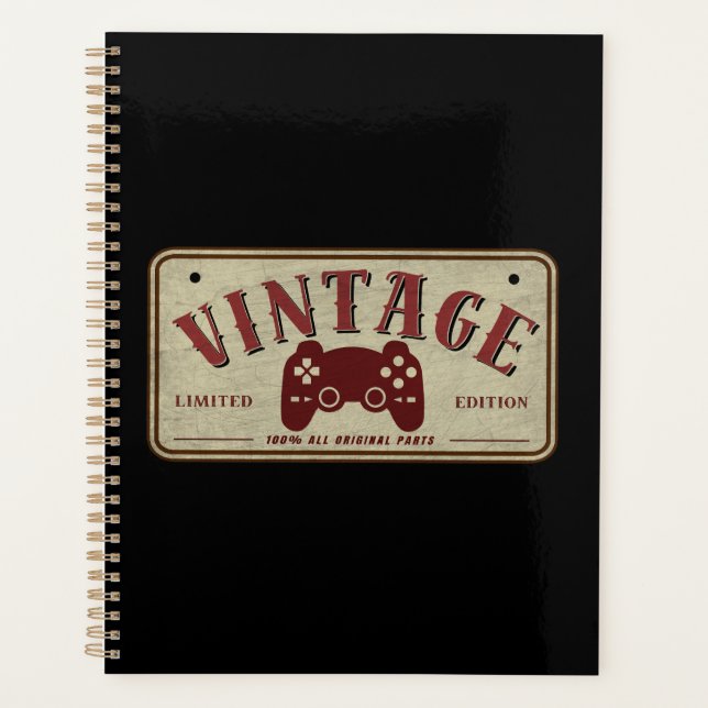Vintage Controller Limited Edition Original Parts Planner (Front)