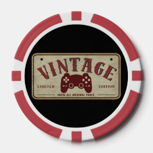 Vintage Controller Limited Edition Original Parts Poker Chips