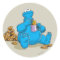 Vintage Cookie Monster Eating Cookies