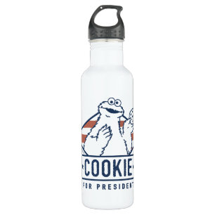 Vintage Cookie Monster for President 710 Ml Water Bottle