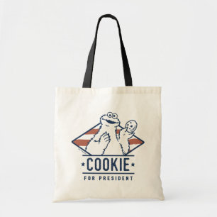 Vintage Cookie Monster for President Tote Bag