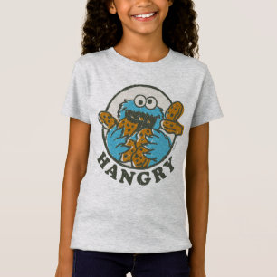 Vintage Cookie Monster   Hangry T-Shirt