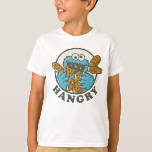 Vintage Cookie Monster   Hangry T-Shirt