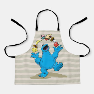 Vintage Cookie Monster Juggling Apron