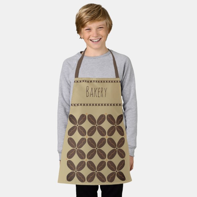 Vintage, Cookies Pattern , Modern  Apron (Worn)