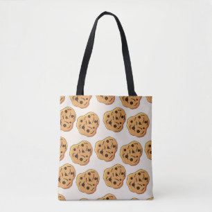 Vintage cookies seamless pattern. hand drawn illus tote bag