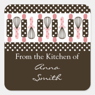 Vintage Cooking Utensils Kitchen Label