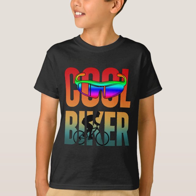Vintage Cool Biker T-Shirt (Front)