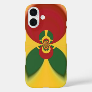 Vintage COOL CUTE RETRO Jamaicans Raster Gift Colo iPhone 16 Case