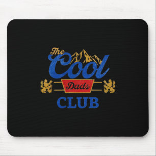 Vintage cool dads club funny dad father's day mouse mat