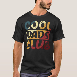 Vintage Cool Dads Club Retro Distressed Graphic T-Shirt