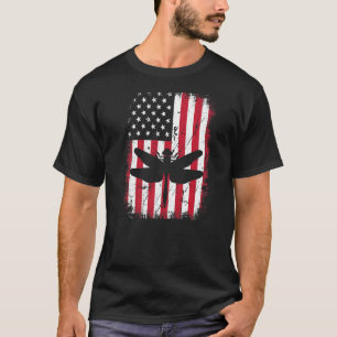 Vintage Cool Dragonfly Animal Retro Usa American F T-Shirt