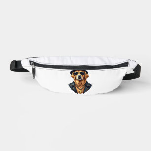 Vintage Cool Golden Retriever Dog in Sunglasses an Bum Bags