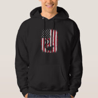 Vintage Cool Skunk Animal Retro Usa American Flag