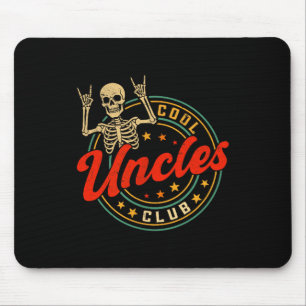 Vintage Cool Uncles Club Retro Funny New Uncle Men Mouse Mat