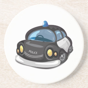 Vintage Cop Car Coaster