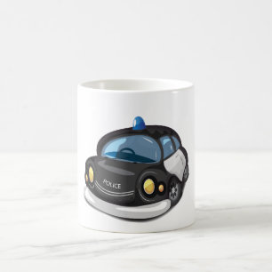 Vintage Cop Car Coffee Mug
