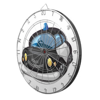 vintage Cop Car Dartboard